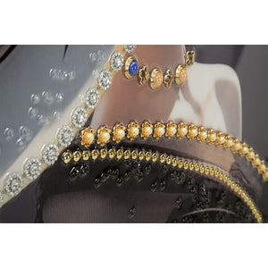 Stampa su Tela Donna con Fiore, Multicolore, Legno, 62x4x92 cm, Seven Design