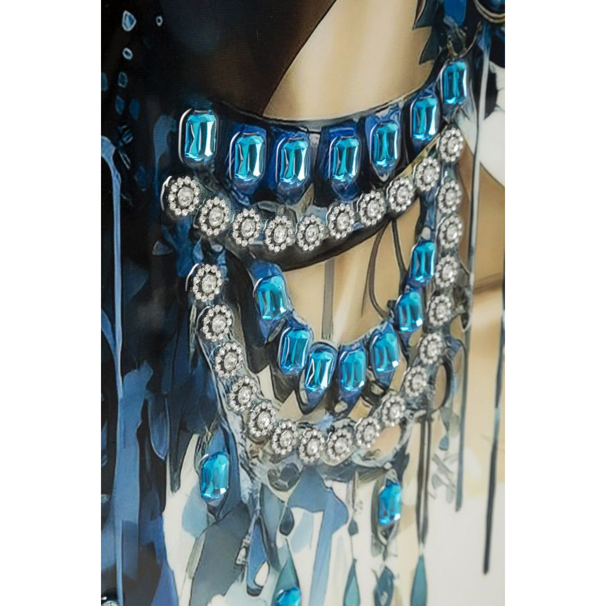 Stampa su Tela Africa 25, Multicolore, Legno, 82x4x82 cm, Seven Design