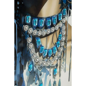 Stampa su Tela Africa 25, Multicolore, Legno, 82x4x82 cm, Seven Design