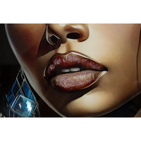 Stampa su Tela Africa 26, Multicolore, Legno, 82x4x82 cm, Seven Design