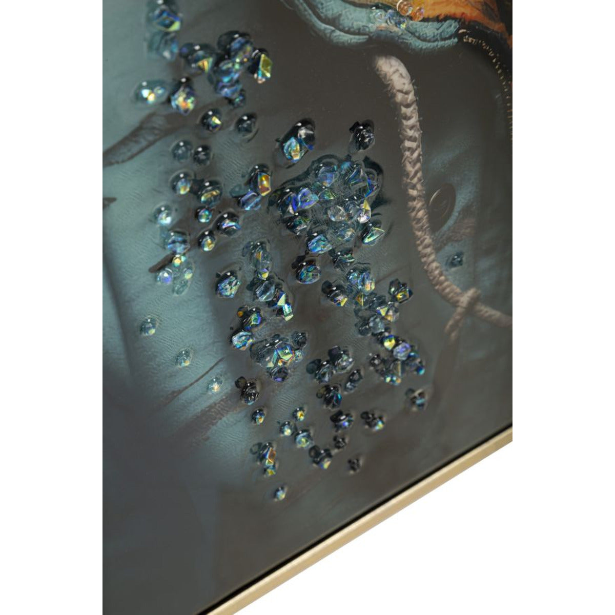 Stampa su Tela Cane 12, Multicolore, Legno, 42,5x2,8x82,5 cm, Seven Design