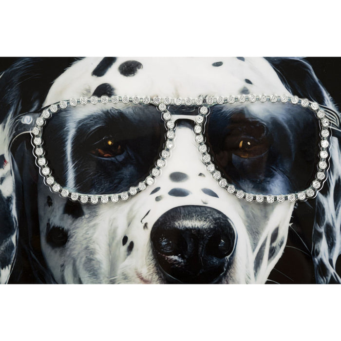 Stampa su Tela Dalmata, Multicolore, Legno, 53x3x73 cm, Seven Design