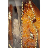 Stampa su Tela Scimmia 8, Multicolore, Legno, 52,5x2,8x72,5 cm, Seven Design