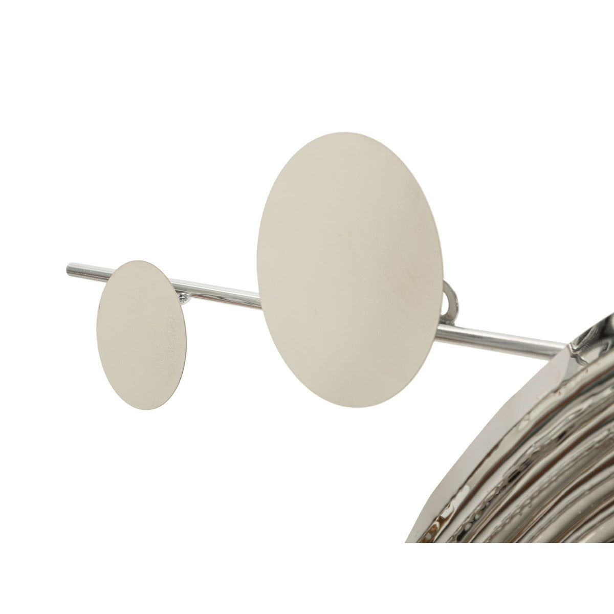 Decorazione in Metallo 3D Astratto 1, Argento, Metallo, 121x5x52 cm, Seven Design