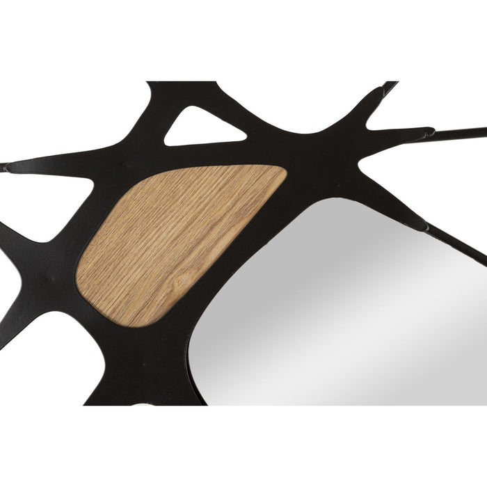 Decorazione in Metallo 3D Geometrico 5, Nero, Metallo, 114x2x80 cm, Seven Design