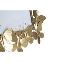 Portafoto Farfalla 23, Oro, Metallo, 35x15x38 cm, Seven Design