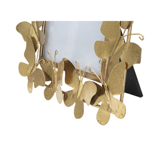 Portafoto Farfalla 24, Oro, Metallo, 28x11,5x30,5 cm, Seven Design