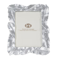 Portafoto Olistic 8, Argento, Poliresina, 23x2,5x27,5 cm, Seven Design