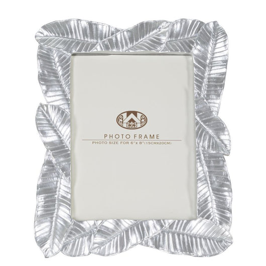 Portafoto Olistic 8, Argento, Poliresina, 23x2,5x27,5 cm, Seven Design