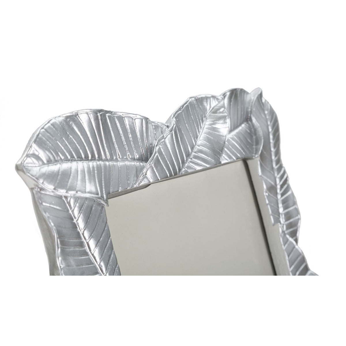 Portafoto Olistic 8, Argento, Poliresina, 23x2,5x27,5 cm, Seven Design