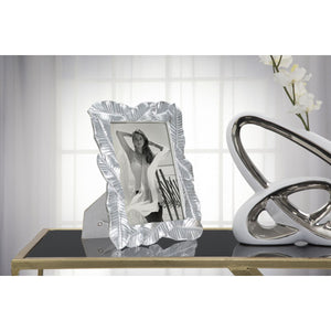 Portafoto Olistic 8, Argento, Poliresina, 23x2,5x27,5 cm, Seven Design