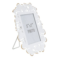 Portafoto Olistic 4, Bianco, Metallo, 25x14,5x27,7 cm, Seven Design