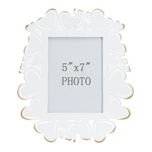 Portafoto Olistic 4, Bianco, Metallo, 25x14,5x27,7 cm, Seven Design