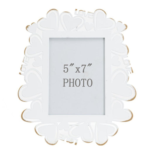Portafoto Olistic 4, Bianco, Metallo, 25x14,5x27,7 cm, Seven Design