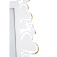 Portafoto Olistic 4, Bianco, Metallo, 25x14,5x27,7 cm, Seven Design