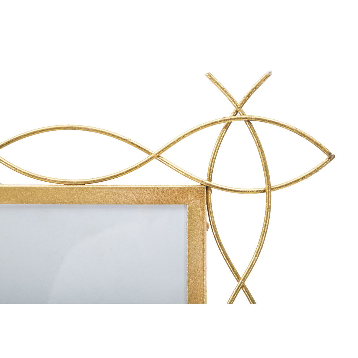 Portafoto Olistic 6, Oro, Metallo, 29,5x1,4x32 cm, Seven Design