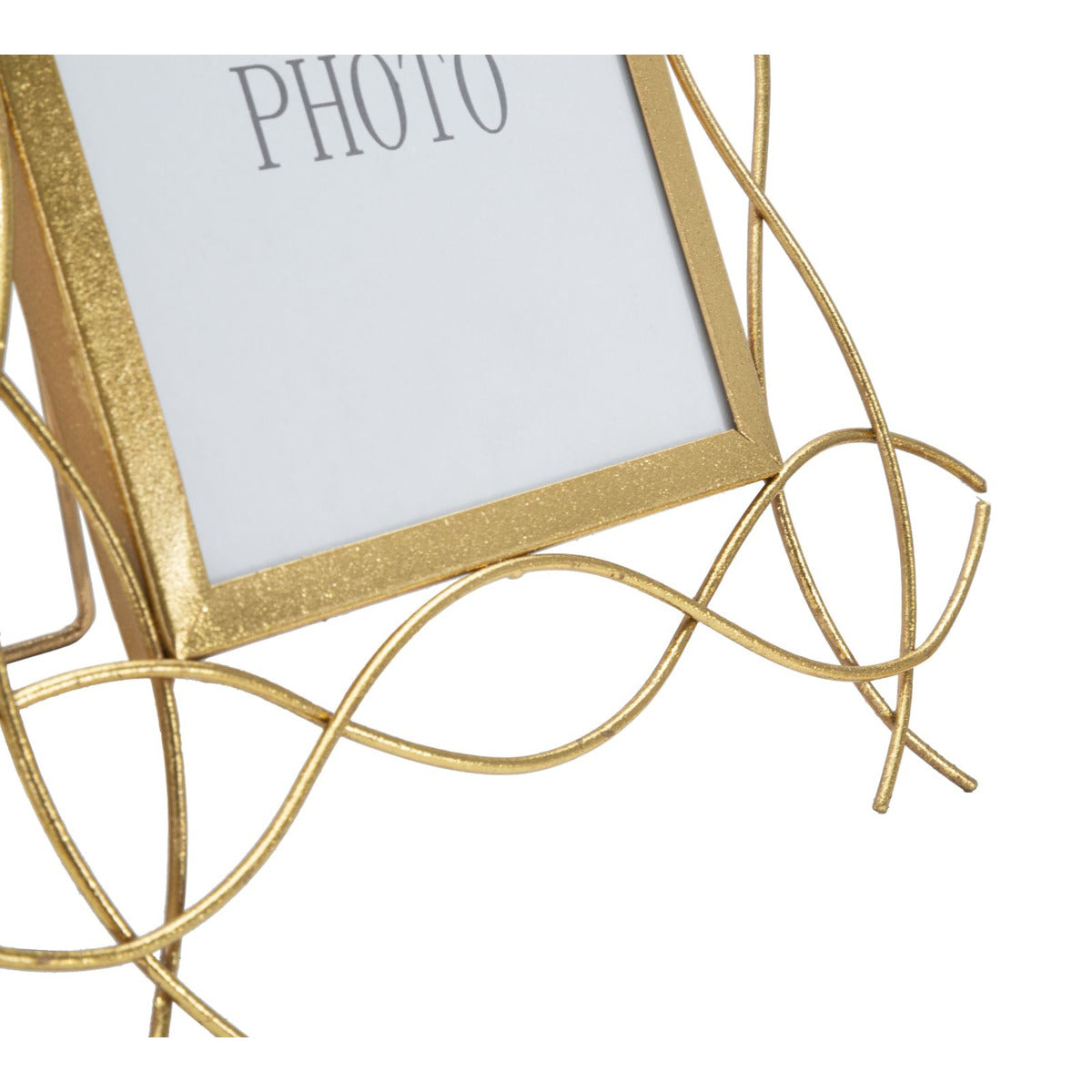 Portafoto Olistic 6, Oro, Metallo, 29,5x1,4x32 cm, Seven Design