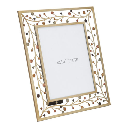 Portafoto Olistic 1, Multicolore, Metallo, 32,5x13,5x36,2 cm, Seven Design