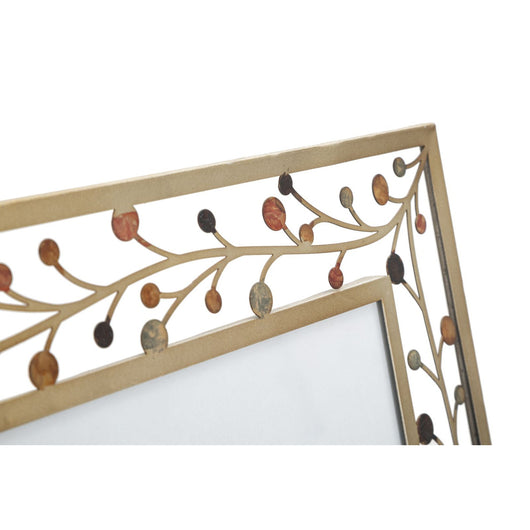 Portafoto Olistic 1, Multicolore, Metallo, 32,5x13,5x36,2 cm, Seven Design