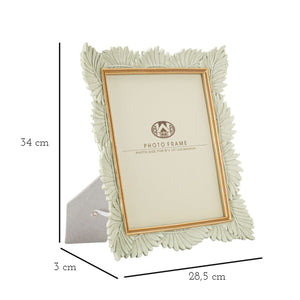 Portafoto Olistic 7, Beige, Poliresina, 28,5x3x34 cm, Seven Design