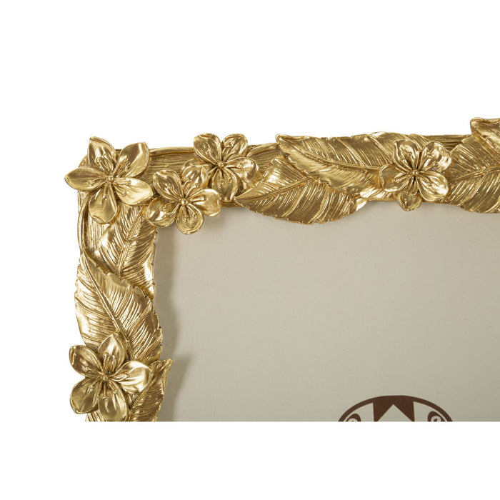 Portafoto Olistic 21, Oro, Poliresina, 26x2x30,7 cm, Seven Design