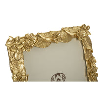 Portafoto Olistic 21, Oro, Poliresina, 26x2x30,7 cm, Seven Design