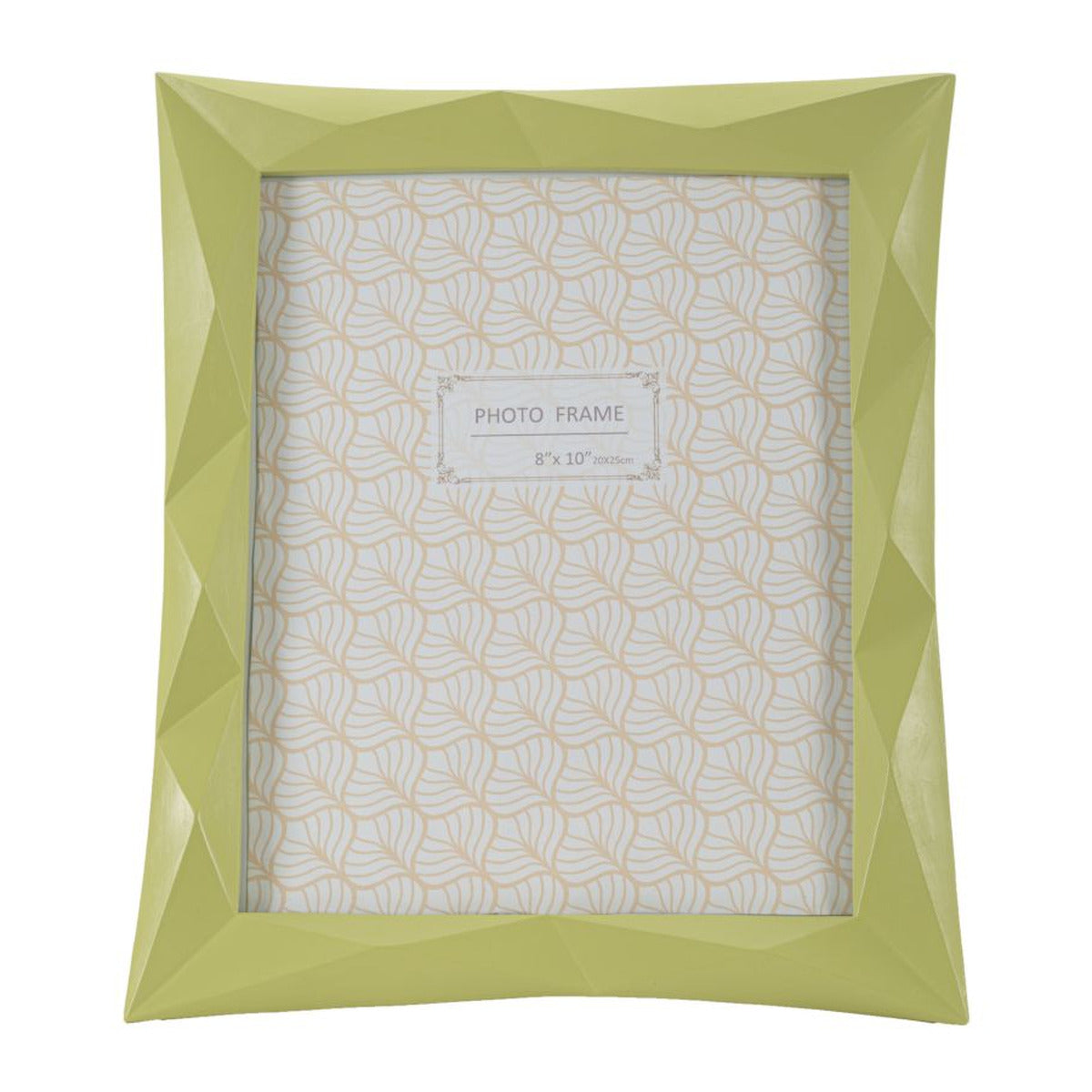 Portafoto Olistic 27, Verde, Poliresina, 26,8x2,5x31,5 cm, Seven Design