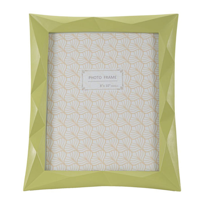 Portafoto Olistic 27, Verde, Poliresina, 26,8x2,5x31,5 cm, Seven Design