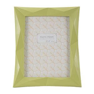 Portafoto Olistic 46, Verde, Poliresina, 21,5x2,5x25,8 cm, Seven Design