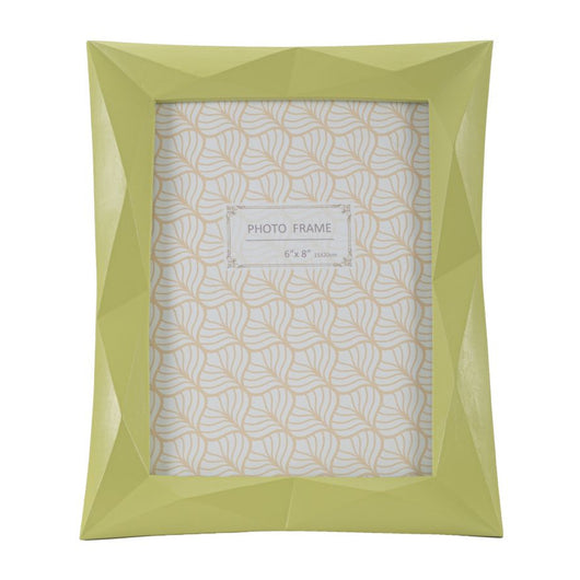 Portafoto Olistic 46, Verde, Poliresina, 21,5x2,5x25,8 cm, Seven Design