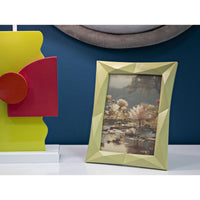 Portafoto Olistic 46, Verde, Poliresina, 21,5x2,5x25,8 cm, Seven Design