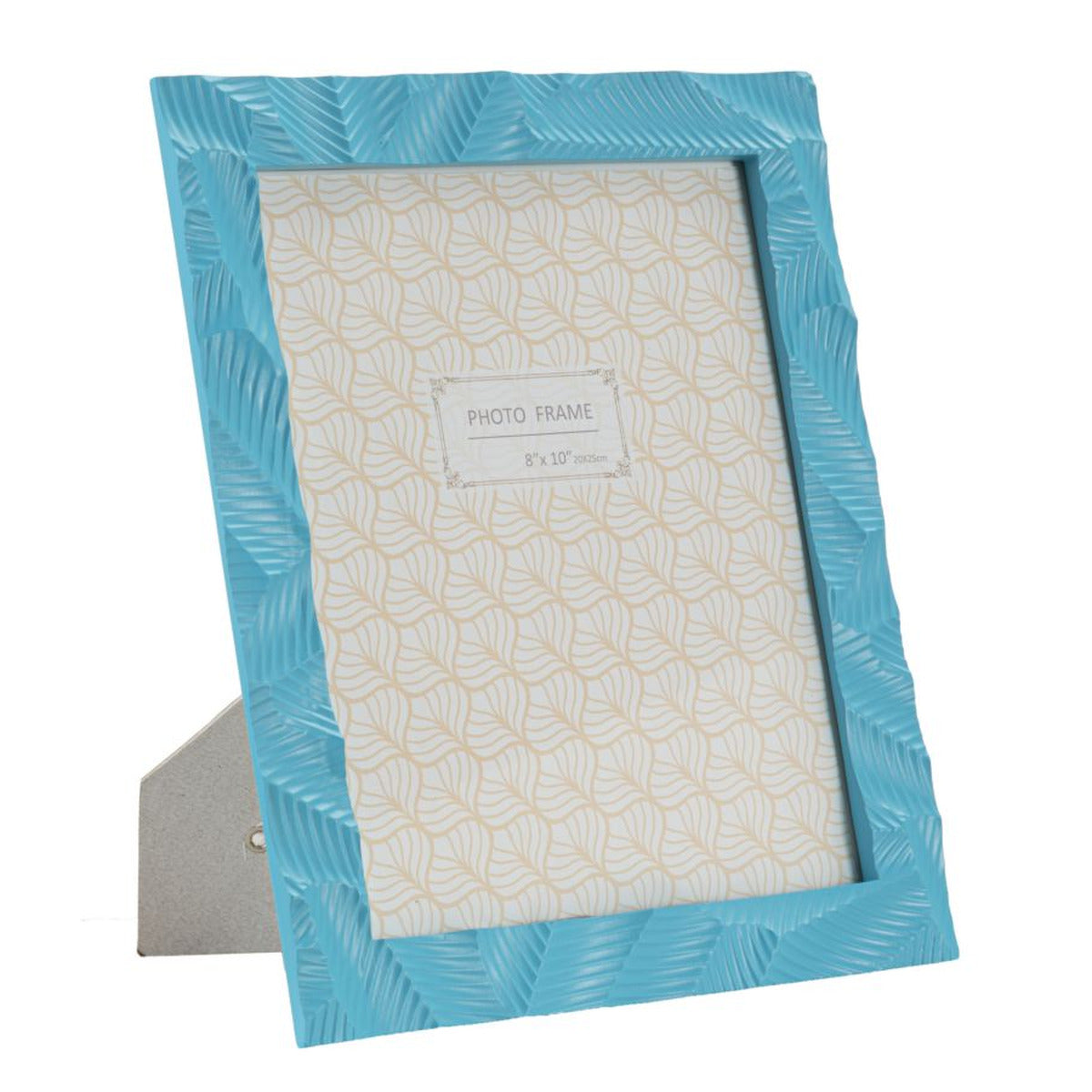 Portafoto Olistic 26, Blu, Poliresina, 25x2x30 cm, Seven Design