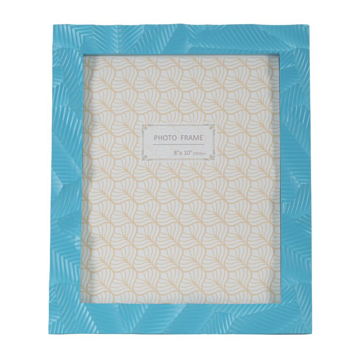 Portafoto Olistic 26, Blu, Poliresina, 25x2x30 cm, Seven Design