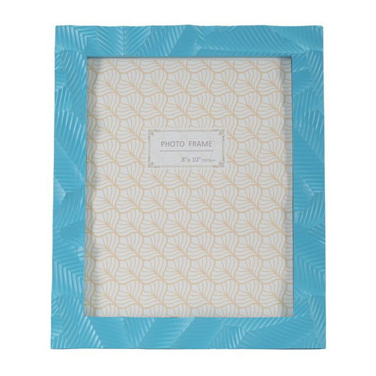 Portafoto Olistic 26, Blu, Poliresina, 25x2x30 cm, Seven Design