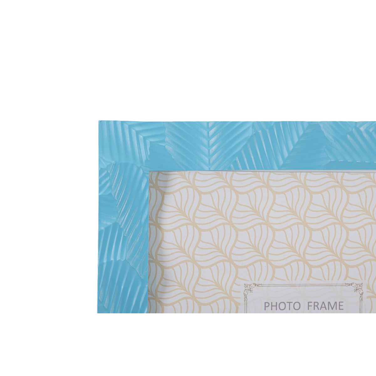 Portafoto Olistic 26, Blu, Poliresina, 25x2x30 cm, Seven Design