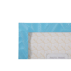 Portafoto Olistic 26, Blu, Poliresina, 25x2x30 cm, Seven Design