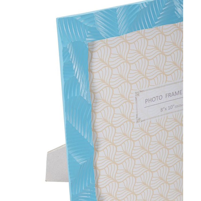 Portafoto Olistic 26, Blu, Poliresina, 25x2x30 cm, Seven Design