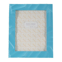 Portafoto Olistic 51, Blu, Poliresina, 20x2x25 cm, Seven Design