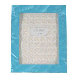 Portafoto Olistic 51, Blu, Poliresina, 20x2x25 cm, Seven Design