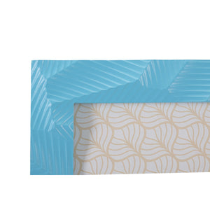 Portafoto Olistic 51, Blu, Poliresina, 20x2x25 cm, Seven Design