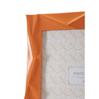 Portafoto Olistic 9, Arancione, Poliresina, 25,8x2x31 cm, Seven Design