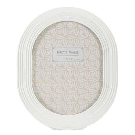 Portafoto Olistic 54, Bianco, Poliresina, 20x2x25 cm, Seven Design