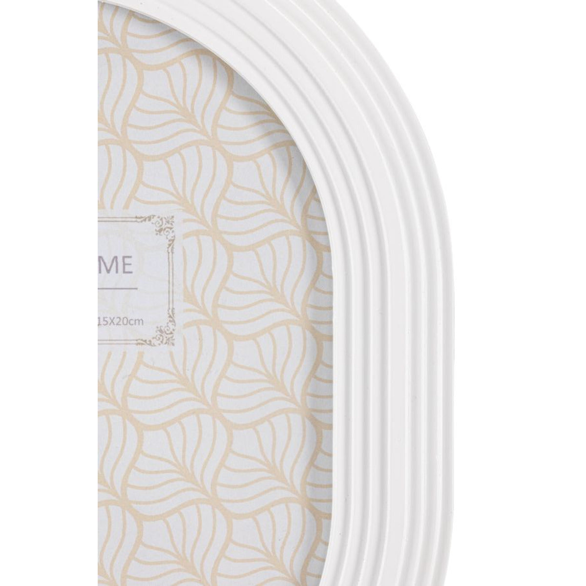 Portafoto Olistic 54, Bianco, Poliresina, 20x2x25 cm, Seven Design