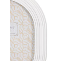 Portafoto Olistic 54, Bianco, Poliresina, 20x2x25 cm, Seven Design