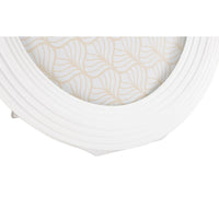 Portafoto Olistic 54, Bianco, Poliresina, 20x2x25 cm, Seven Design