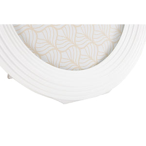 Portafoto Olistic 54, Bianco, Poliresina, 20x2x25 cm, Seven Design