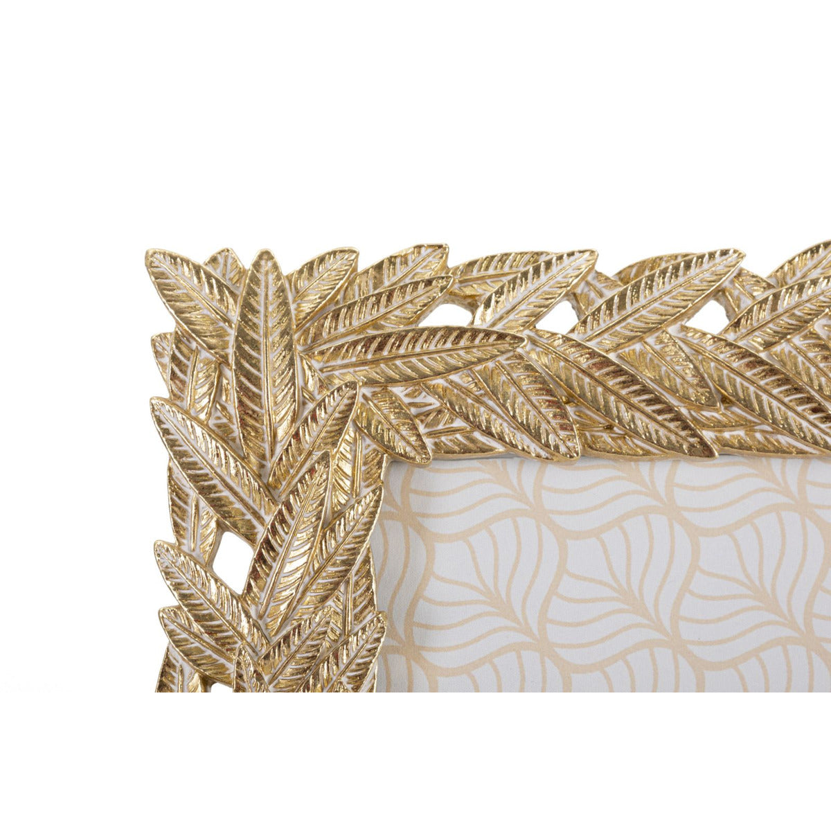 Portafoto Olistic 28, Oro, Poliresina, 26,7x1,8x31,8 cm, Seven Design