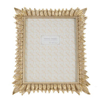 Portafoto Olistic 13, Oro, Poliresina, 28,4x2x33,5 cm, Seven Design