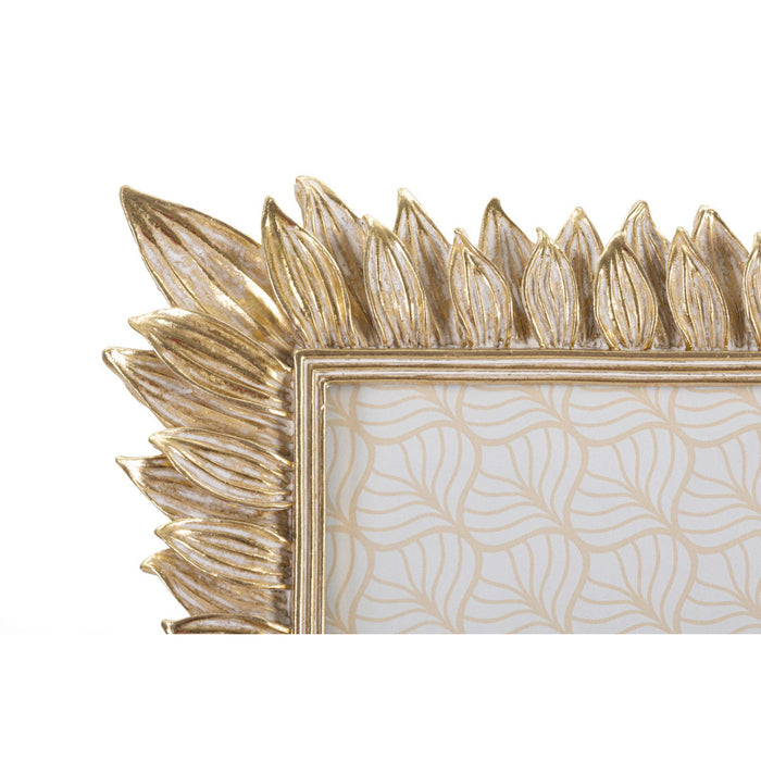 Portafoto Olistic 13, Oro, Poliresina, 28,4x2x33,5 cm, Seven Design