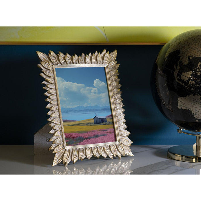 Portafoto Olistic 55, Oro, Poliresina, 23x1,8x28 cm, Seven Design